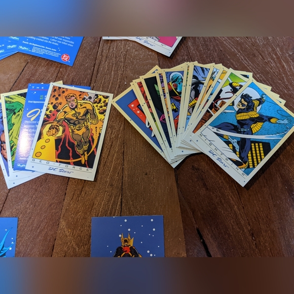 VTG 1994 Skybox DC Stars Superheroes Trading Cards and Puzzle Cards Set - Picture 5 of 7